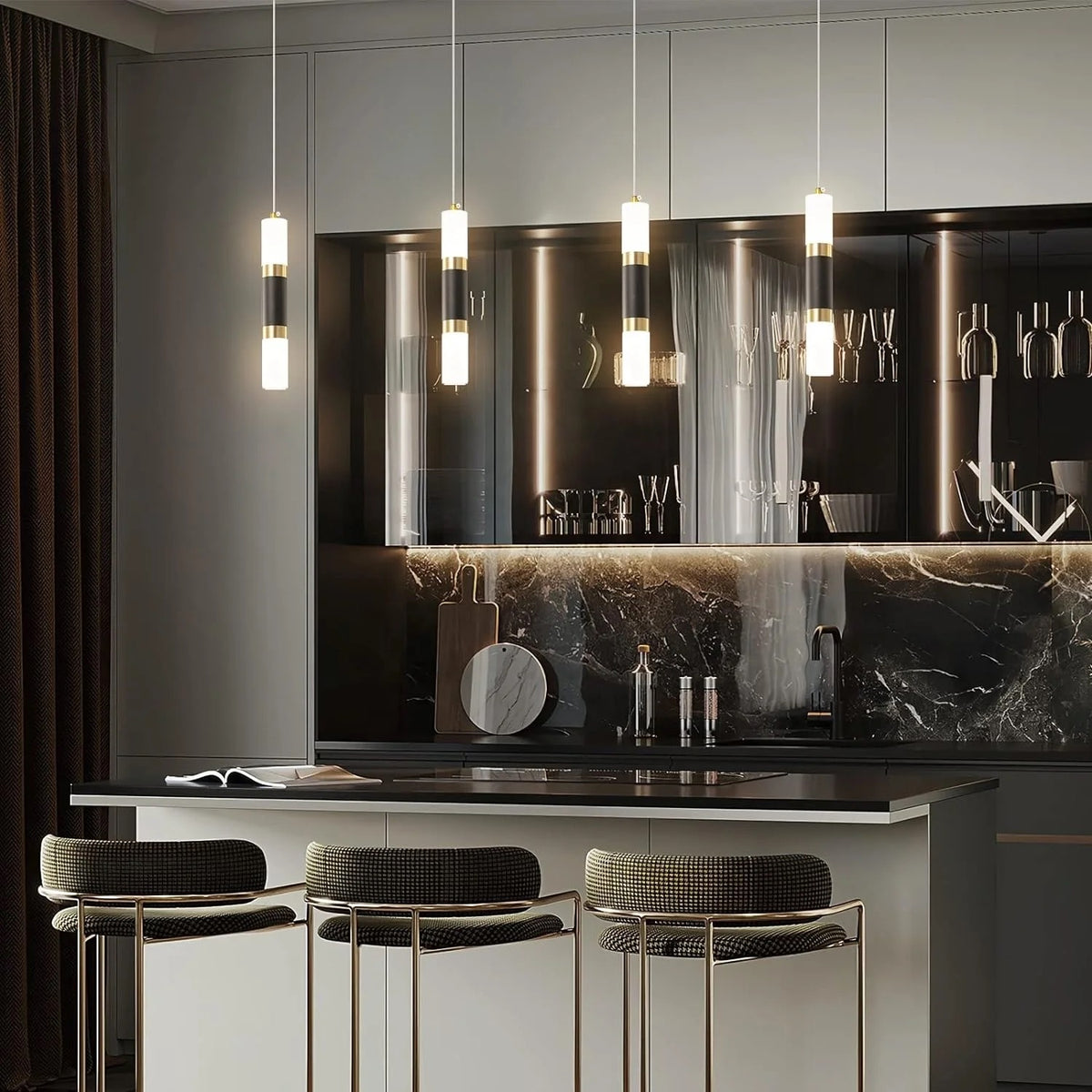 Double Side Hanging Cylinder Light