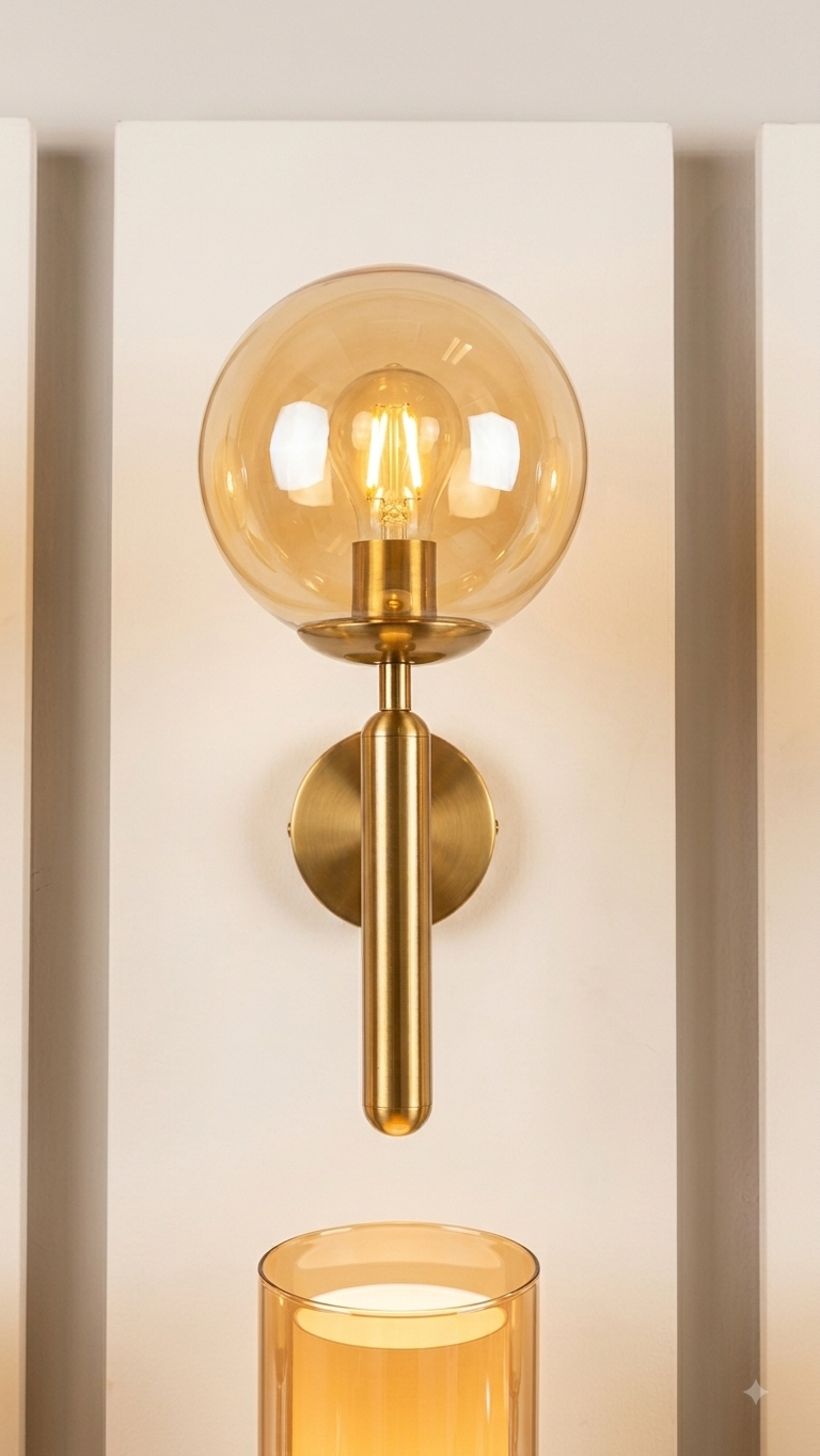Luxury Globe Nordic Wall Light