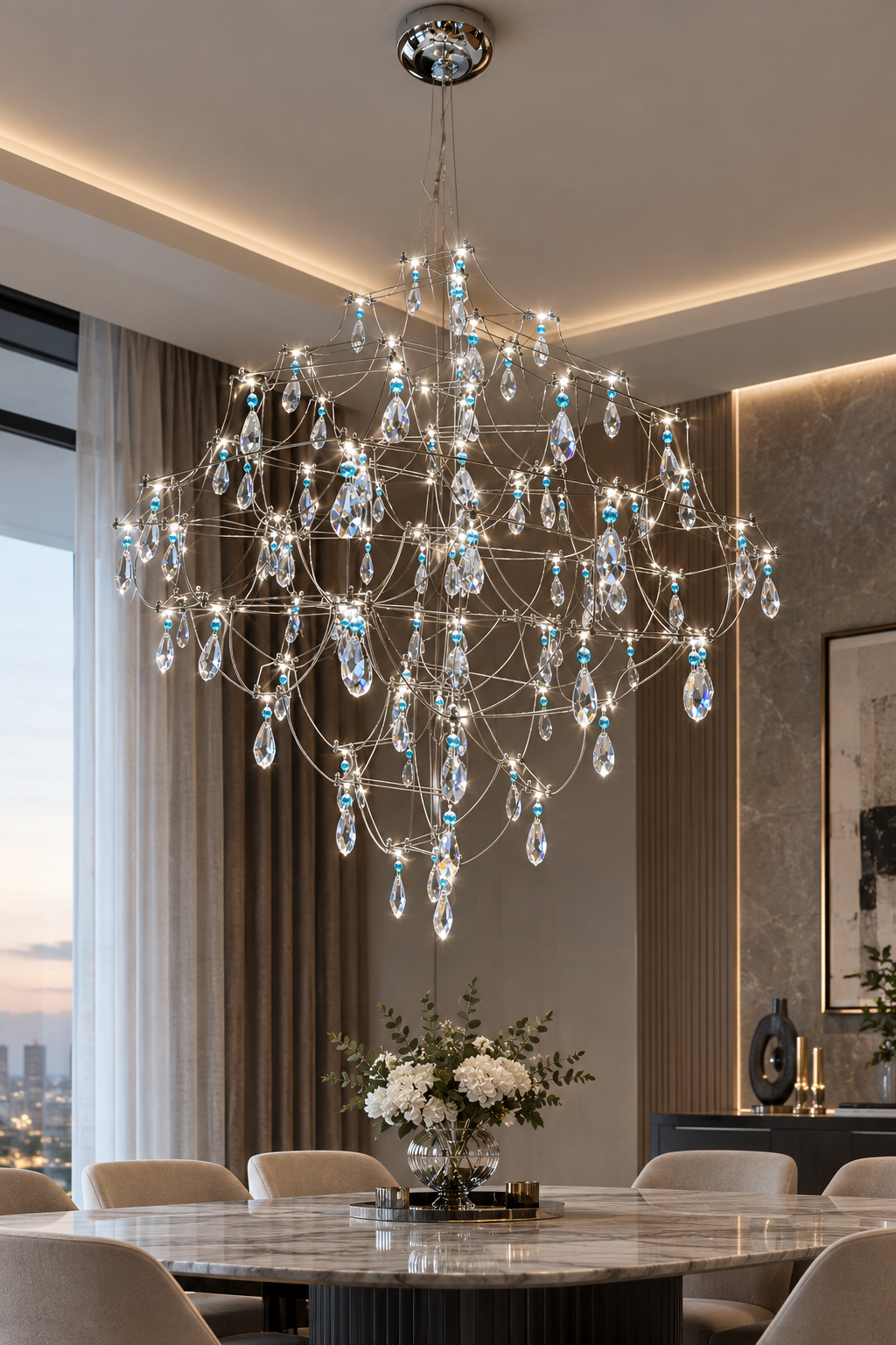 Skyfall Modern Crystal Chandelier
