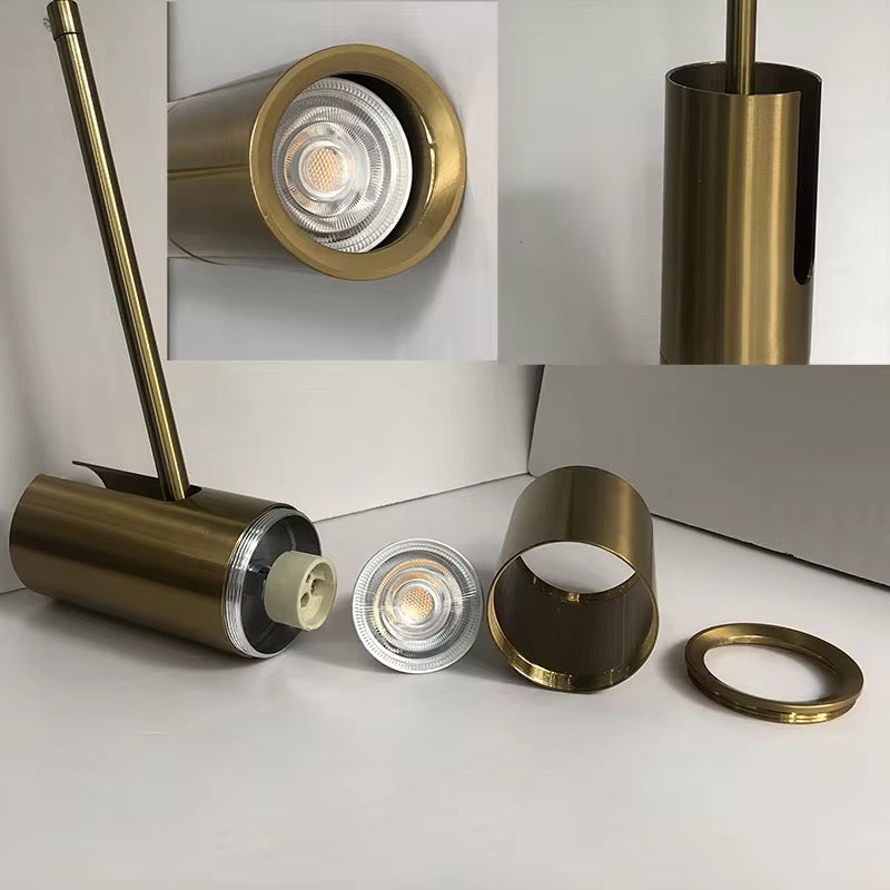 Golden movable cylinder