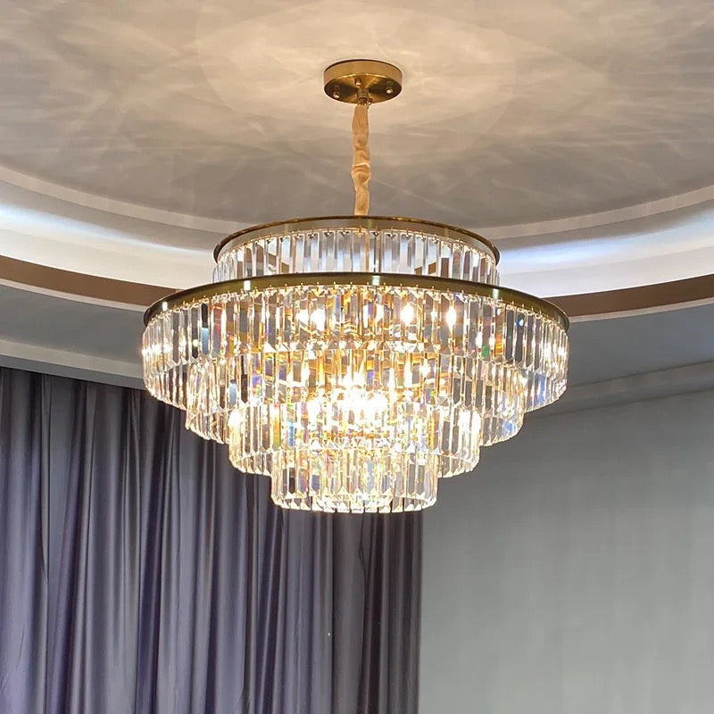 800mm Round Crystal Chandelier K9 Crystal