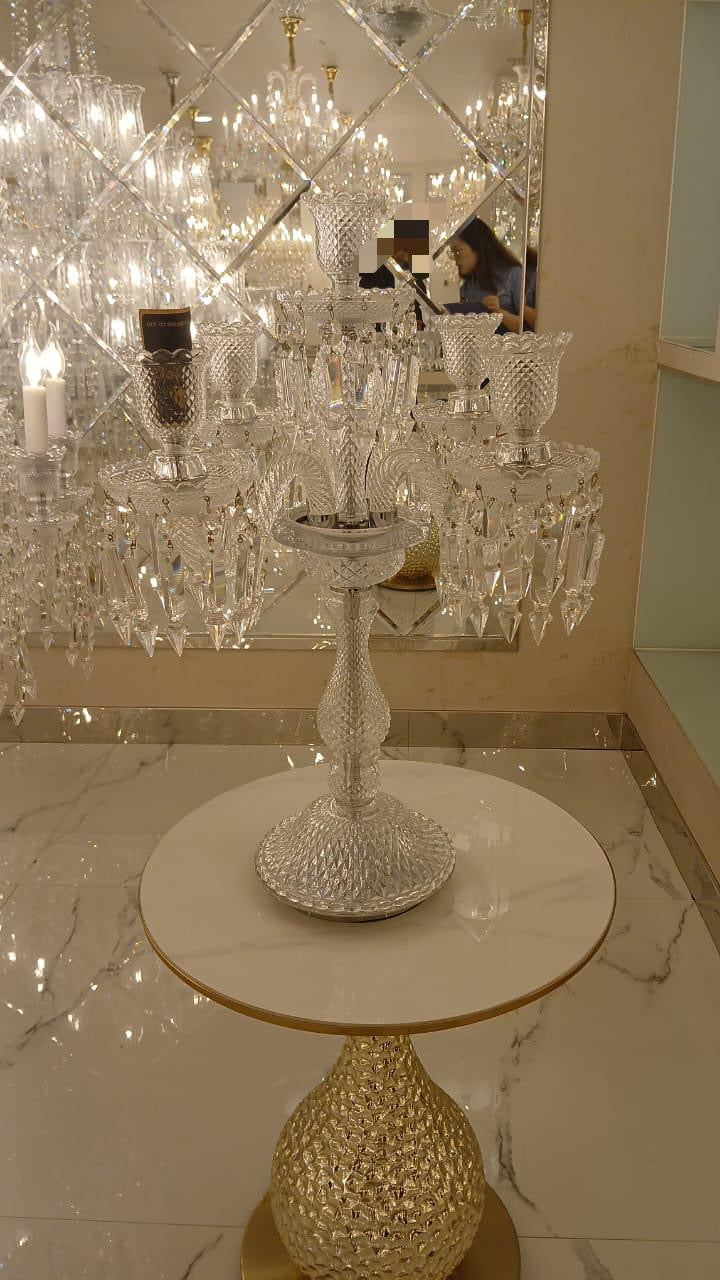 The Baccarat Zenith 4-Light Candelabra Lamp