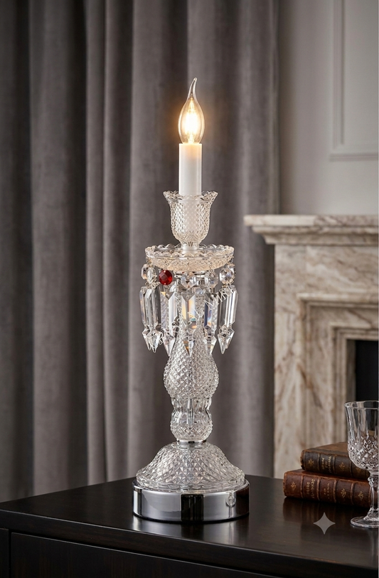 The Baccarat Solo Crystal Candle Lamp