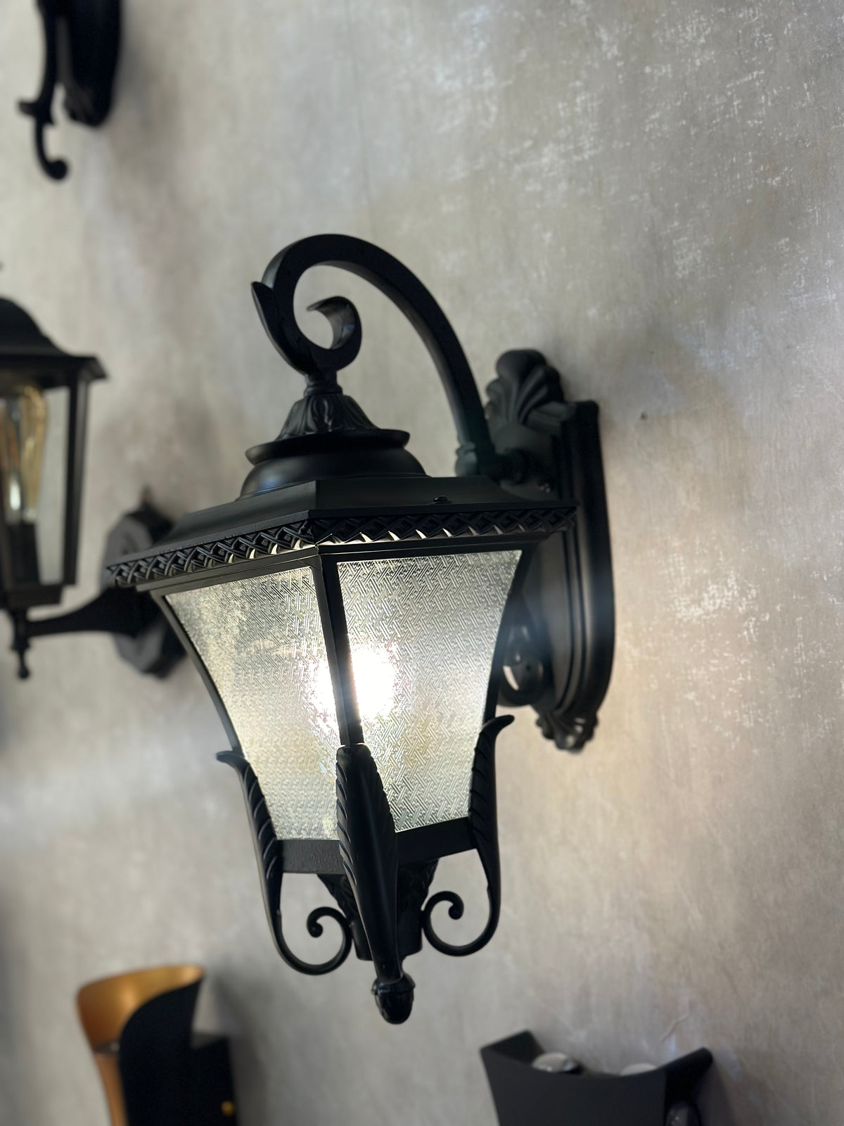 Victorian Black Imported Light