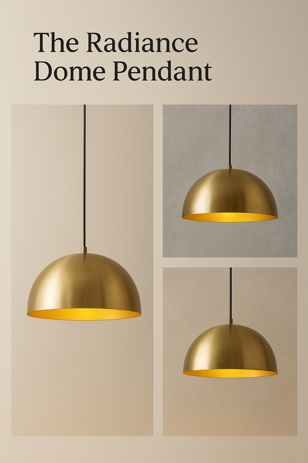 Radiance Dome Pendant