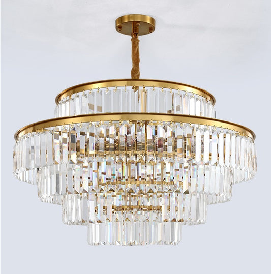 800mm Round Crystal Chandelier K9 Crystal