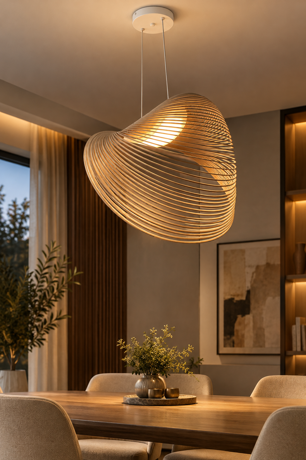 Aurora Sculptural LED Pendant Light