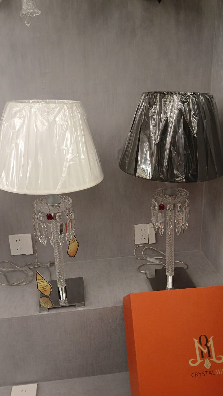 The Baccarat Rouge Crystal Table Lamp