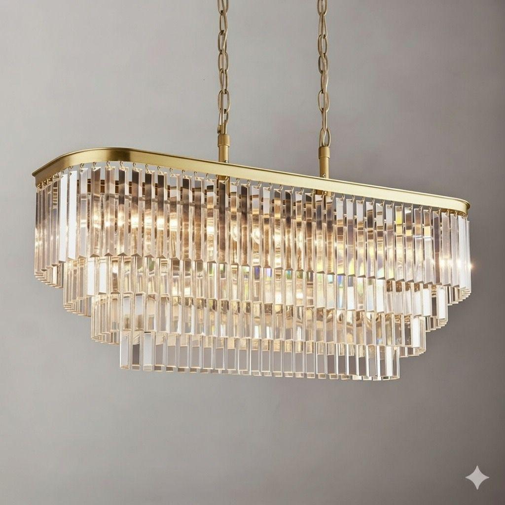Imperial Crystal Round Chandelier by Nadeem Lights